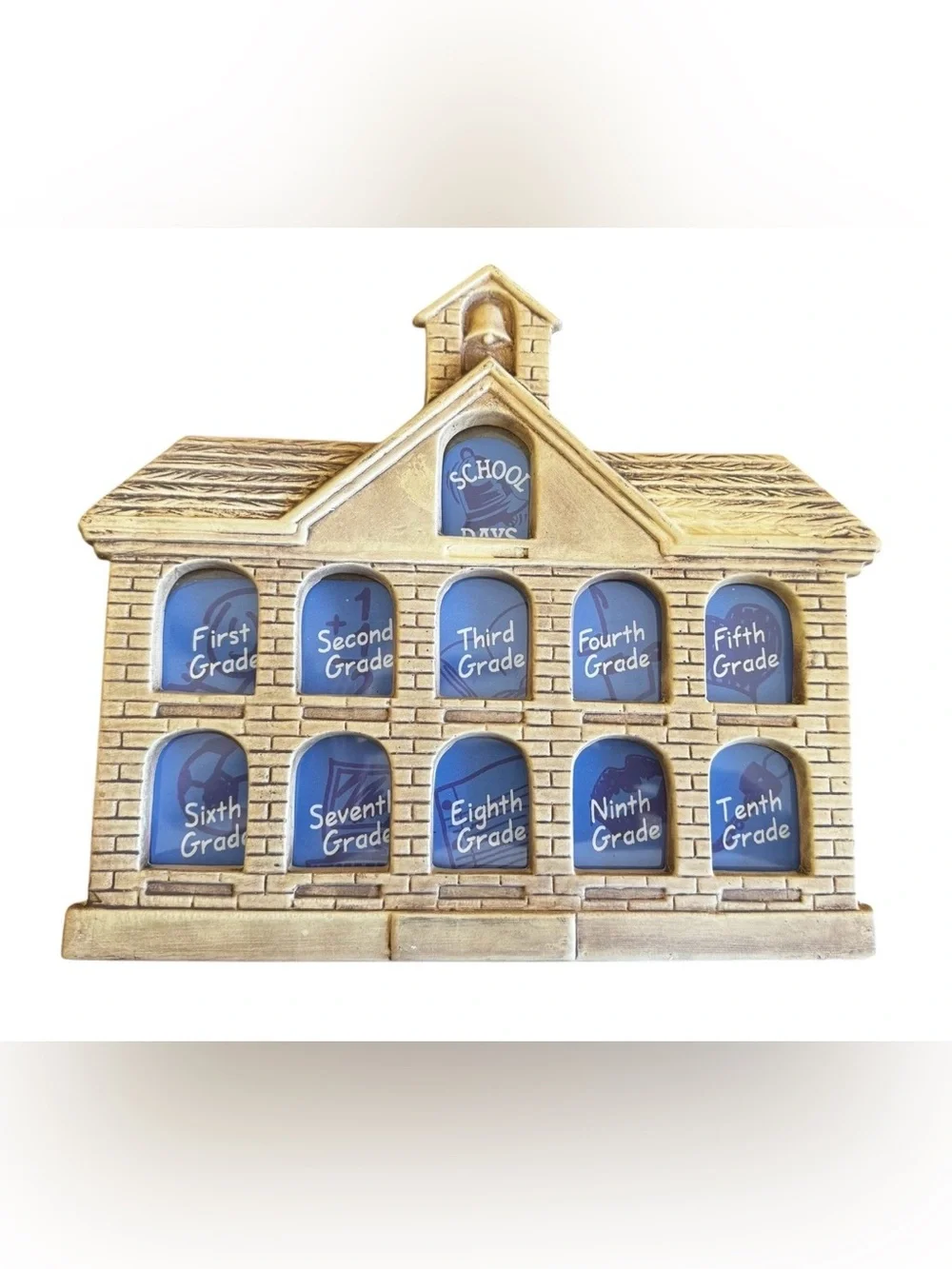 Vintage School House Photo Frame Elementary Ceramic Express Productions